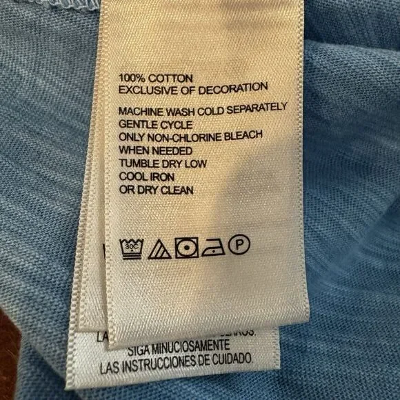 Tommy Bahama Beach Fade Abaco Tee Blue Infinity Pool Pocket Shirt NWT Size XL - Picture 10 of 13